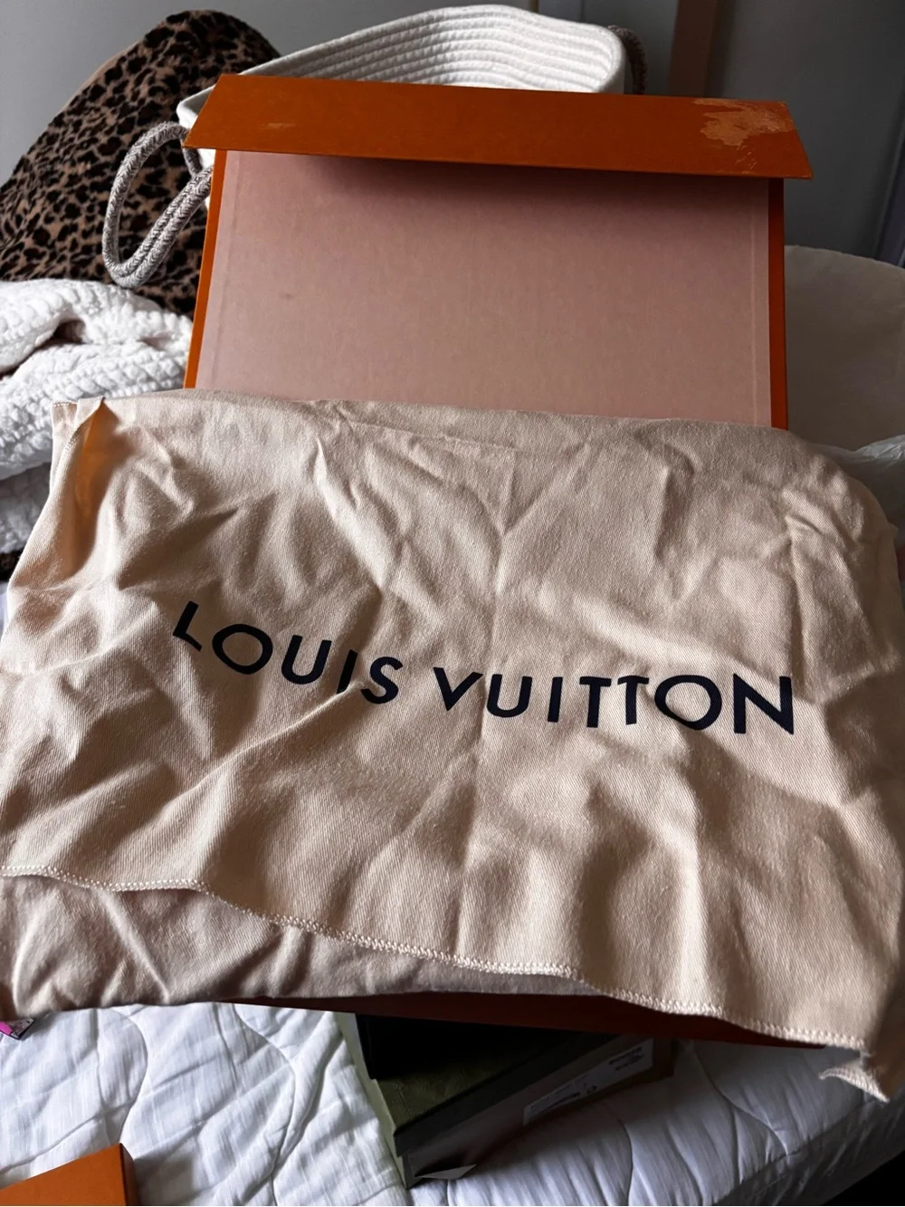 Louis Vuitton Monogram Canvas Tote in Brown